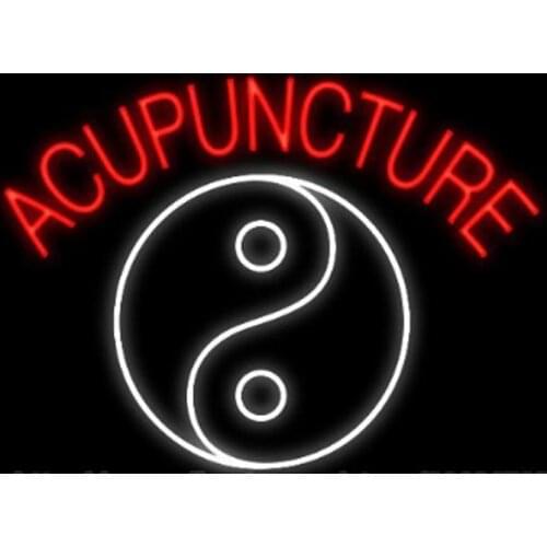 Acupuncture Yin Yang Neon Sign Custom Handcrafted Real Glass Tube Bar Hotel KTV Motel Home Decoration Display Neon Signs 19"X15"