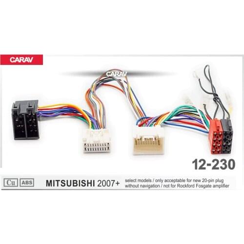 CARAV 12-230 Adapter cable ISO T-Cable for MITSUBISHI Parrot THB SOT T-Harness Adaptor ISO Wiring Lead