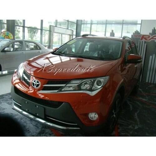 Cool ABS Chrome Front Head Light Eyelid Cover For Toyota Rav4 2013-2014