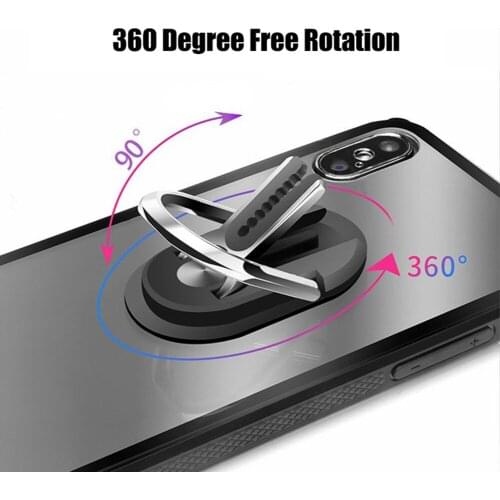 360 Degree Rotation Metal Finger Ring Phone Holder Car Air Vent Stand Bracket Hot sale
