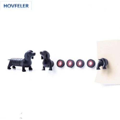 Cartoon Creative Dog Deer Fridge Magnets Whiteboard Animal Refrigerator Magnetic Sticker Home Decoration Accessories Gift