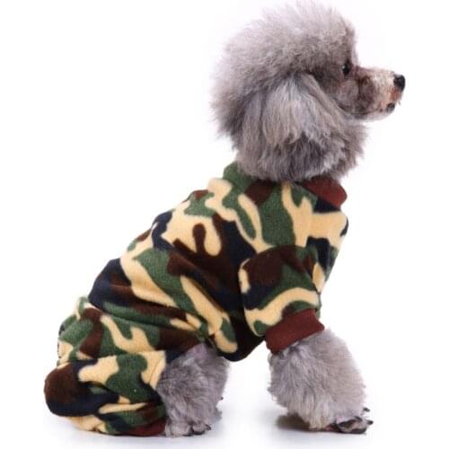 Soft Comfortable Dog Jumpsuit Winter Costume Dog Clothes Pajamas for Small Puppy Coat Pet Outfits Dog Hoodie Clothing