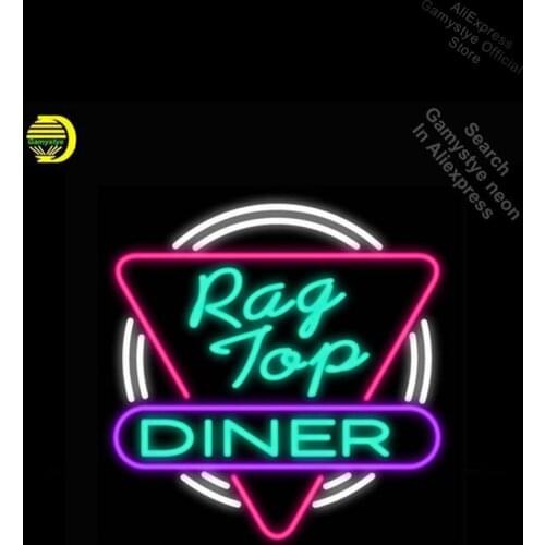Rag Top Neon Sign light Animal Neon Bulbs Signage Vintage neon signs Business Sign Real Glass Polis Signage Shop Neon Bar Signs