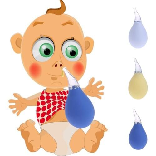 New 1Pc Baby Newborn Nasal Aspirator Suction Soft Tip Mucus Vacuum Runny Nose Cleaner