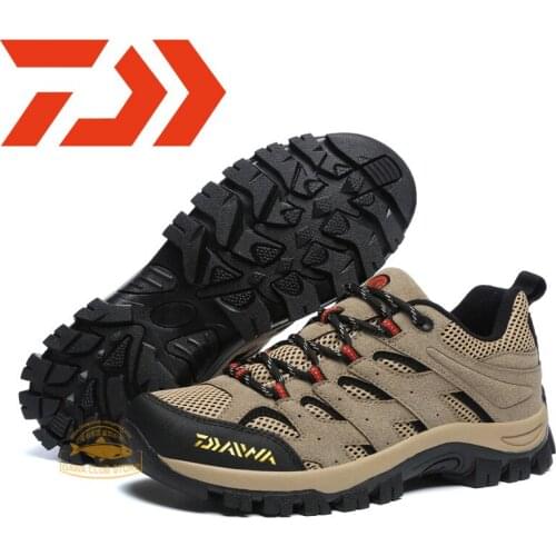2021 New DAIWA Fishing Shoes Mens Outdoor Leisure Sports Breathable Fishing Shoes Hiking Comfortable Fishing Shoes
