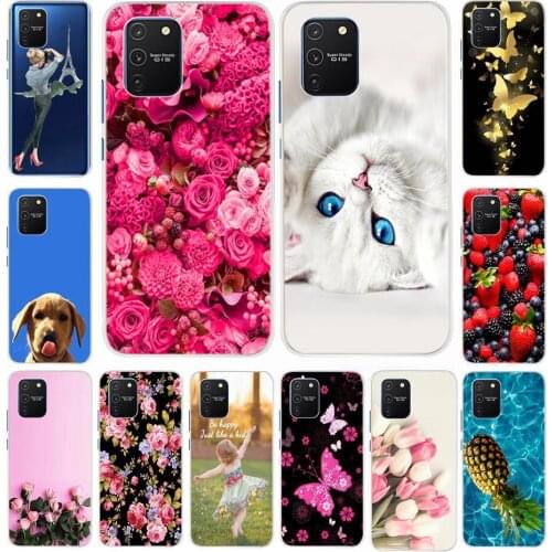 Silicone Case For Samsung Galaxy S10 Lite Case Printed Transparent TPU Soft Back Cover For Coque Samsung S10 Lite 2020 SM-G770F