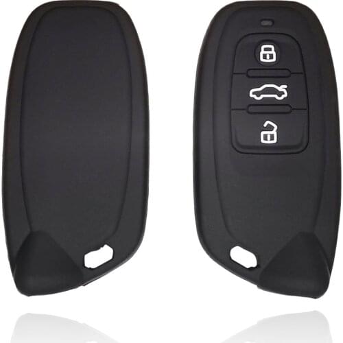 Silicone Leather car key chain keyless Protect skin sticker set cover case hood for Lamborghini Smart Remote keychain accessory