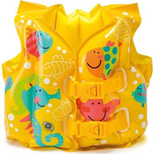 Summer Kids Safety Swimming Buoyancy Vest Baby Beach Float Aid Life Jacket Childrens Swimming Training Inflatable Vest