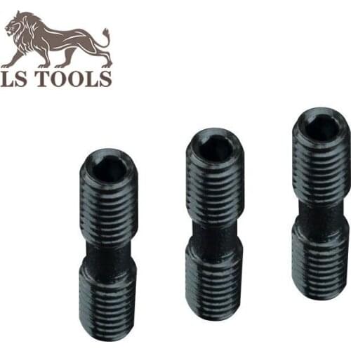 LS TOOLS 10pcs Lathe Inserts Screw Turning Tools Inserts Blade Double Head Screw Hard Alloy M5x20 M5x25 M6x20 M6x25 M6x30 M8x30