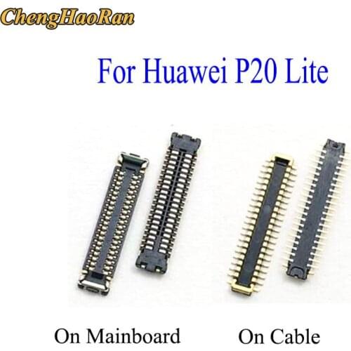 1pcs Coopart USB Charging Port FPC connector replacement for Huawei P20 Lite P20Lite logic on mainboard/on cable