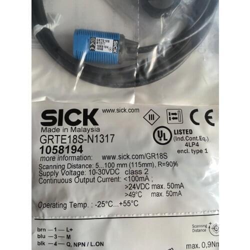 100% New original SICK photoelectric switch MHT15-N2317 GRTE18S-N1317