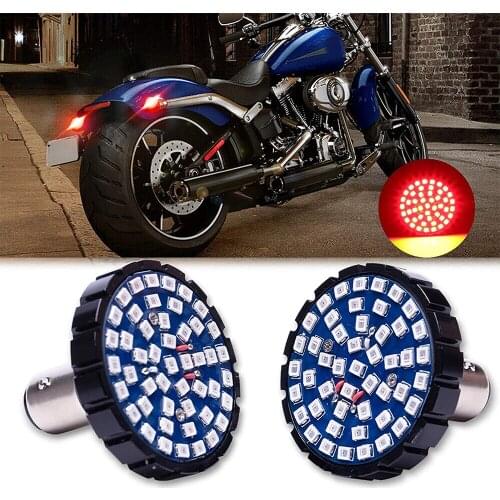 2 PCS/Pair 2 inch 1157 Motorcycle Turn Signal Light for FLHRSE6 CVO Road King XL1200C Sportster 1200 Custom FXSBSE CVO Breakout