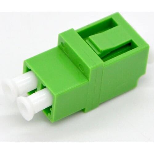 50pcs New LC/APC Optical Fiber Connector Adapter High-Low Flange Coupler Single Multi-Mode Adapter Free Shipping TO Brazil