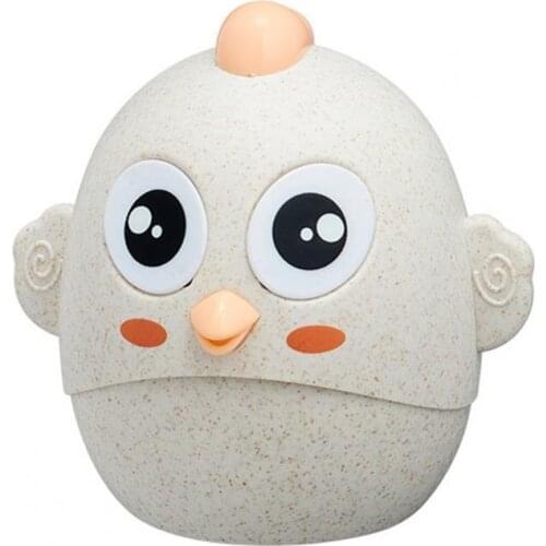 Toothpick Holder Cartoon Chick Pattern Toothpick Container Dustproof Wheat Straw Decorating Toothpick Case for Restaurant