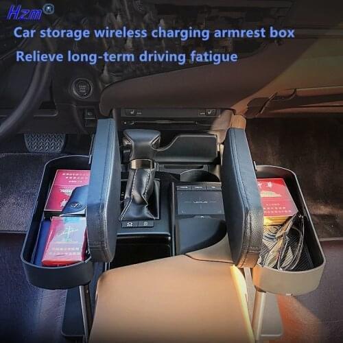 For Toyota RAV4 CHR Corolla For Mazda 3 6 CX5 Car Armrest Box Adjustable Pad Refit Car Central Lift Armres Storage Organizer Box