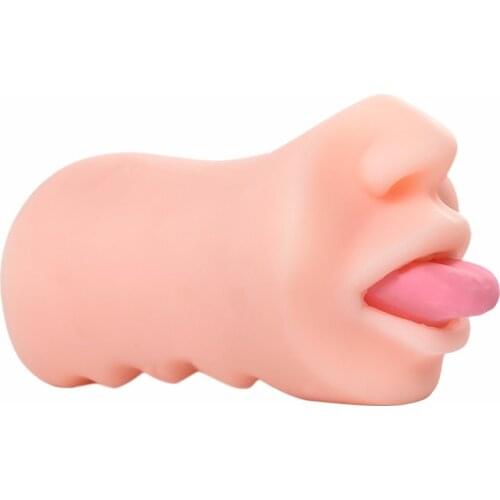 Deep Throat Masturbation Cup Men Sex Toys Silicone Oral Sex Toy For Mens Vagina Blowjob Pocket Pussy Masturbator Male Sex Toys