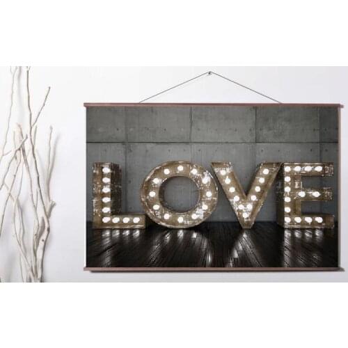 Italy Rome Pap Fashion Woman Photography Art Canvas Print poster decoration painting with solid wood hanging scroll