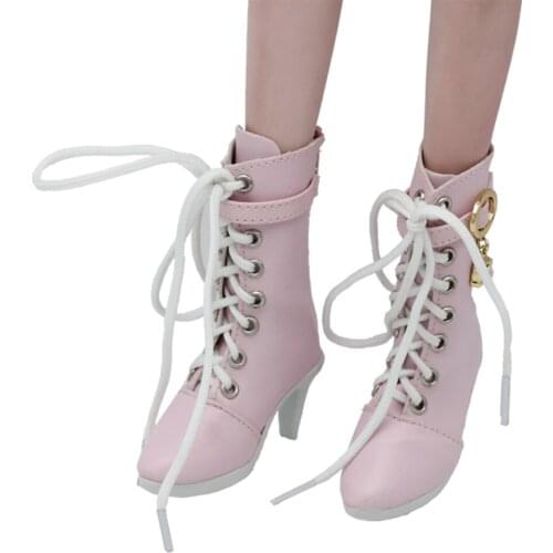 1/3 bjd shoes 60cm Doll Lace-up boots doll High-heeled shoes Girl Doll Toy Accessories shoes