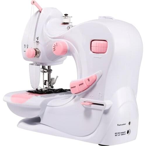 Multi-Function Sewing Machine Electric Mini hand Sewing Machine Portable Home Desktop Thick Lockable Button Handheld Sewing Kit