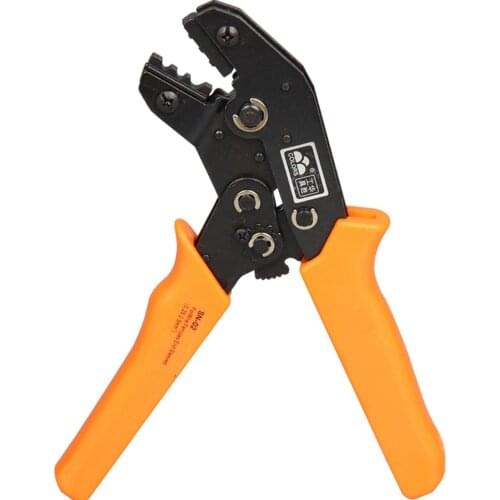 23-13AWG 0.25-2.5mm² Non-insulated Terminals Ratchet Crimping Plier Hand Tool