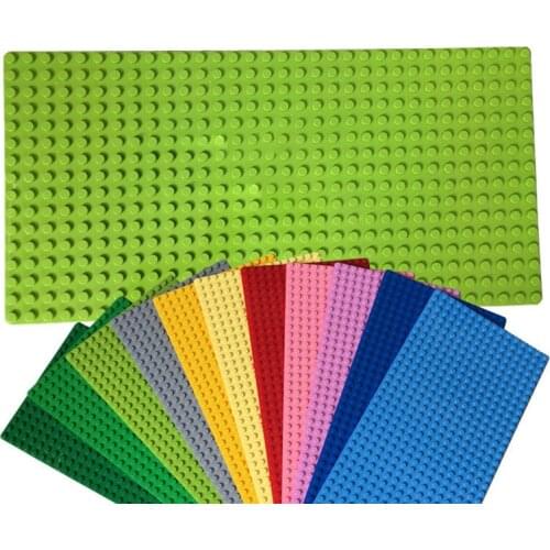 512 Dots 51 x 25.5cm Big Size Base Platefit for Duploed Bricks 16 x 32 Baseplate DIY Building Blocks Wall Gift Toys for Kids