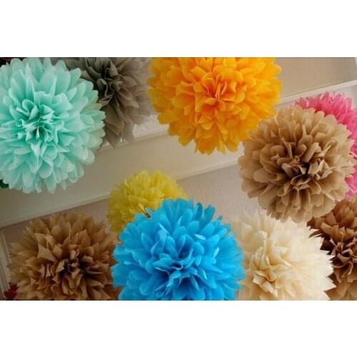 Pom Blooms Flower Balls 14 inch Tissue Paper Pom Paper Lantern