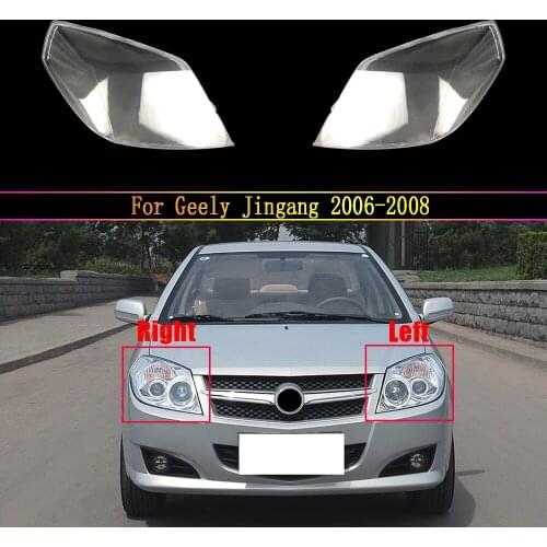 Transparent Car Headlamp Lens Glass Shell Lamp Lampshade Headlight Cover For Geely Jingang 2006 2007 2008