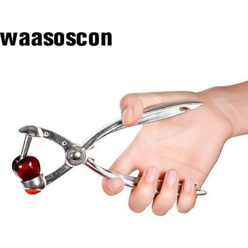 Handheld Cherry Olive Pitter Core Squeeze Seed Easy Fast Removal Squeeze Grip Clamp Manual Machine Kitchen Fruit Gadgets Tool