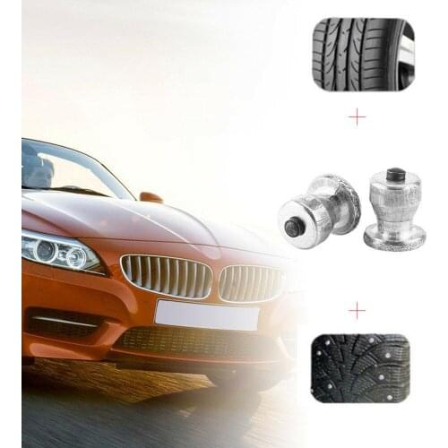 50pcs Winter Wheel Lugs Car Tires Studs Screw Snow Spikes Wheel Tyre Snow Chains Studs For Shoes ATV Car Motorcycle Tire 8x10mm