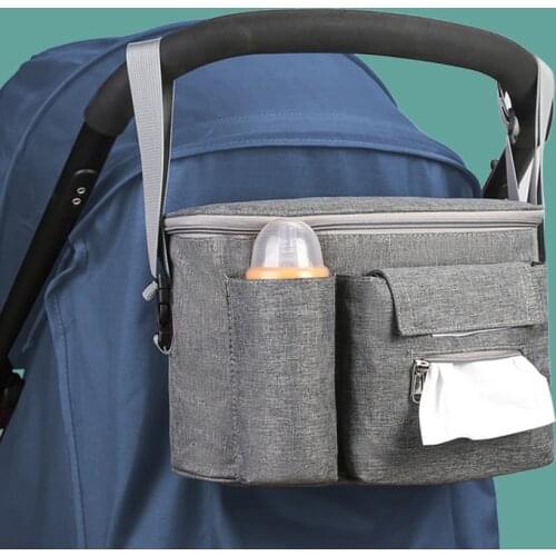 Baby Stroller Bag Organizer Bottle Cup Holder Diaper Bags Maternity Nappy Bag Accessories for Portable Baby Carriage Bag for Mom