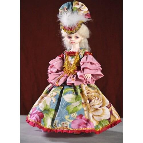 Gorgeous palace dress set for 1/4 38cm-42cm BJD SD Doll DOLL Accessories