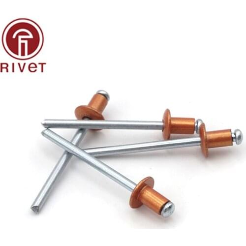 Open End Blind Rivets 4.8x6/8/9/10/11/12/13/14/15/16/18/20/21mm Round Head Aluminium Steel Pop Rivet Dome Head Rivets Pulling