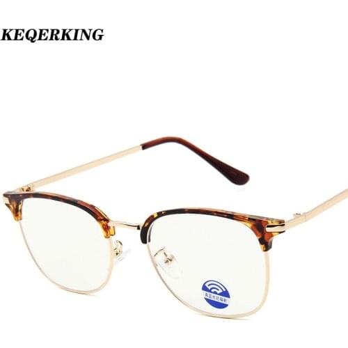 Women Anti Blue Rays Glasses Men Square Computer Eyeglasses Frame Protection Blue Light Blocking Unisex Working Eyewear 2020