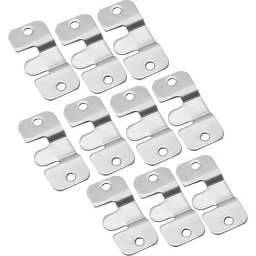 10pcs Stainless Steel Photo Frame Hook Picture Hangers 43*19mm 53*30mm Wall Picture Frame Hanger Display Hook