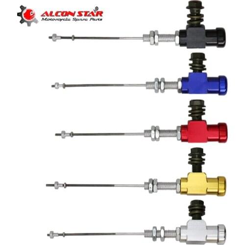 Alconstar Colorful Universal Aluminum Master Cylinder Rod Motorcycle Brake Pump Replacement Hydraulic Clutch