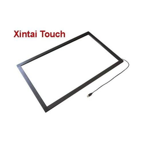 Free shipping! 24 inch infrared touch screen 10 points touch panel ir touch frame with glass/16:9 format