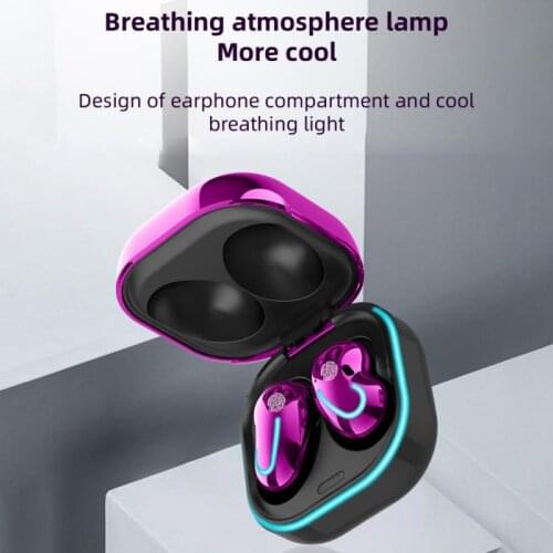 Wireless Bluetooth Earphones Earbuds Touch Control Breathing Light Timetable Display In-ear Headphones