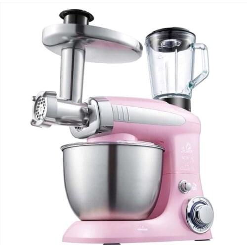 4L large bowl 6-speed Blender Household Kitchen chef Electric Food Stand Mixer Egg Whisk Dough Cream juicer meat grinder mincer