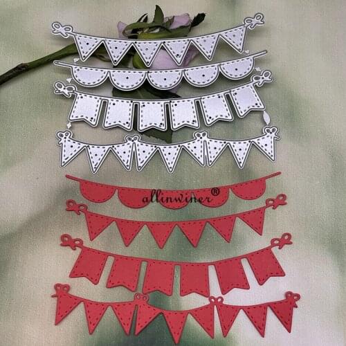 Four flags Metal Cutting Dies Stencils For DIY Scrapbooking Decorative Embossing Handcraft Die Cutting Template