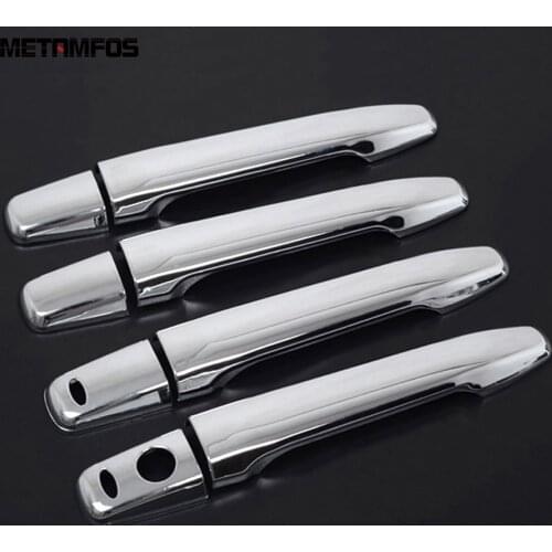 For Mitsubishi ASX RVR Outlander 2010-2017 2018 2019 ABS Chrome Door Handle Catch Cap Cover Molding Trim Exterior Accessories