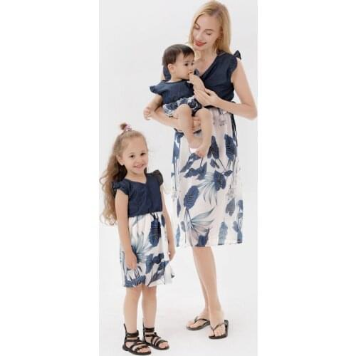 Одинаковые платья для мамы и дочки GZLEADER China At AliExpress