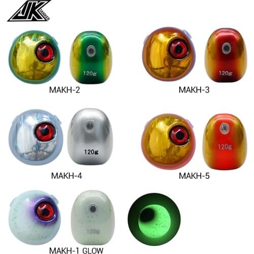 JK New Product 45G / 60g / 80g / 100g / 120g 150G Madai Alliace sliding mold Jig Jig Bait Red Snapper Sea Fishing Bait Boat