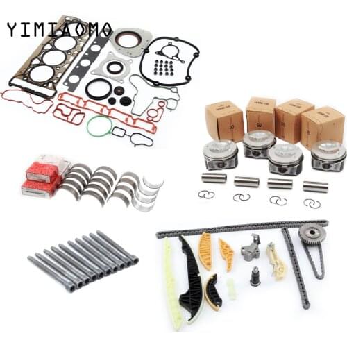 Engine Overhaul Rebuilding Kit 06H 107 065 DM Gaskets Seals Timing Chain Tensioner For VW Tiguan Golf Audi A4 A5 Q5 Skoda 2.0TSI