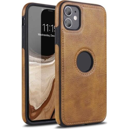 The leather and tpu material for business luxury mobile phone cases for iphone 11