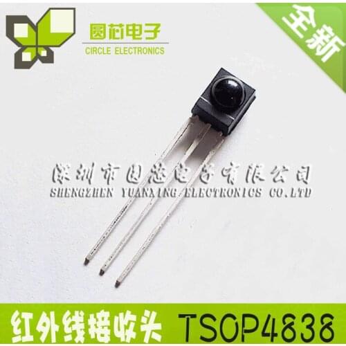 Free Shipping 300PCS TSOP4838 DIP-3 Receiver Module 38 kHz NEW stock