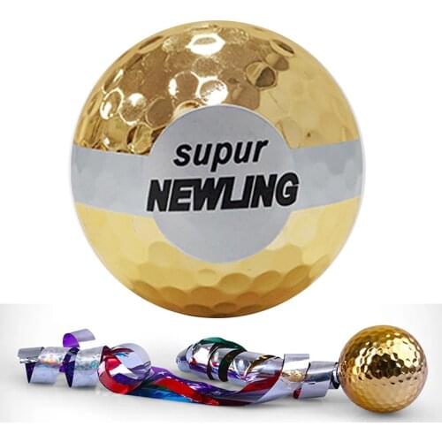 Golf Ball Golf Ribbon ball Golf colored Balls Ceremony Special Gift 3pcs/lot ribbon comes out of the inside after hitting