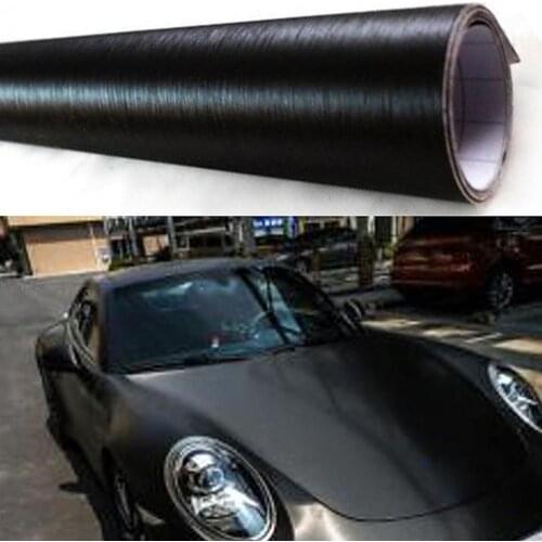 New 152cm 12" x 60" Brushed Aluminum Vinyl Film Metallic Wrap Sticker Decal Bubble Free Air Release