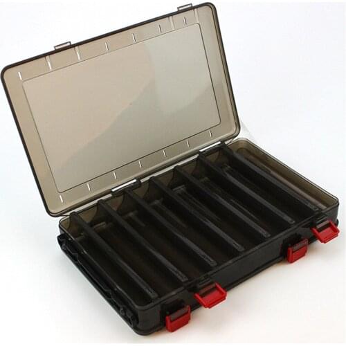 Outdoor Fishing Gear Baits Box Storage Plastic Double-sided 14 grid bait High Quality Accessories Kit Tool Dropship#0408