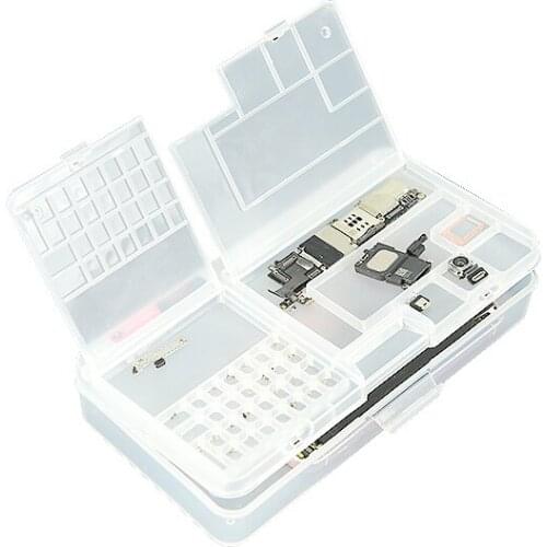 Portable Jewelry Tool Container Ring Electronic Parts Screw Beads Component Storage Box