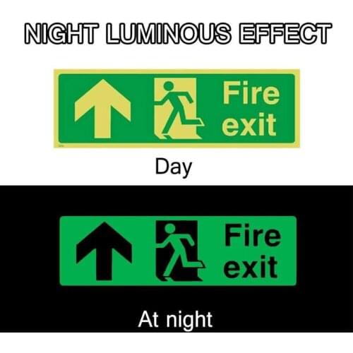 36*14cm Luminous Tape Self-adhesive Glow In Dark Sticker For Exit Sign Walls Safety Stage Night Vision Decoration Tape